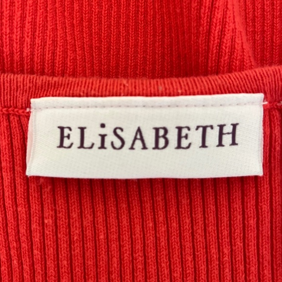 Elisabeth for Liz Claiborne Coral Cotton-Blend Sweater Set EUC - Picture 5 of 7